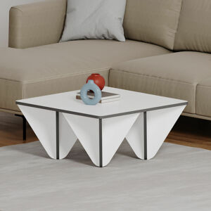 Konferenční stolek DIAMOND bílý antracit