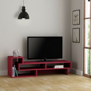 Televizní stolek TETRA červený