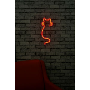 Dekorativní LED osvětlení KOČKA červená
