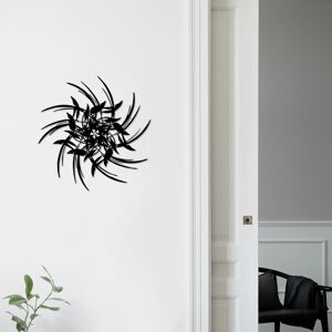 Nástěnná dekorace kov ROZTOČENÝ KVĚT 69 x 70 cm