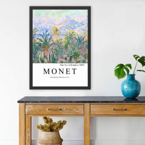 Dekorativní obraz Monet PALMOVÝ LES Polystyren 35x45cm