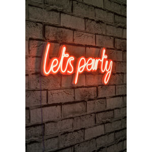 Dekorativní LED osvětlení červené LET´S PARTY
