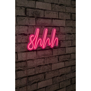 Dekorativní LED osvětlení SHHH růžová