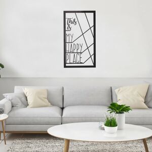 Nástěnná dekorace kov MÉ OBLÍBENÉ MÍSTO 35 x 55 cm