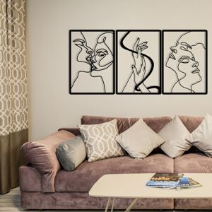 Nástěnná dekorace kov ŽIVOTNÍ PŘÍBĚH 109 x 50 cm