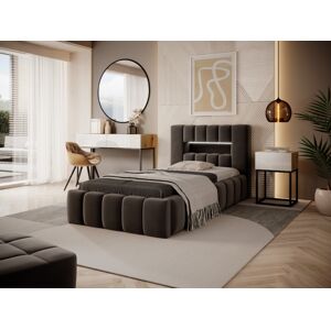 Čalouněná postel LAMICA 90 cm kovový rošt, box Barva: Nube 22