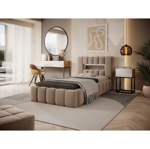 Čalouněná postel LAMICA 90 cm kovový rošt, box Barva: Nube 20