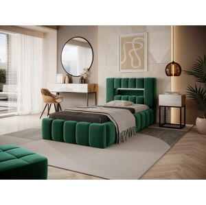 Čalouněná postel LAMICA 90 cm kovový rošt, box Barva: Nube 35