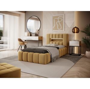 Čalouněná postel LAMICA 90 cm kovový rošt, box Barva: Nube 45