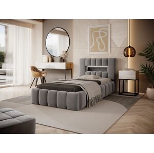 Čalouněná postel LAMICA 90 cm dřevěný rošt, box Barva: Nube 04