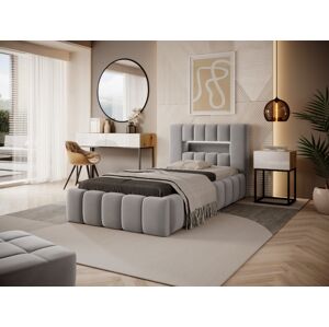 Čalouněná postel LAMICA 90 cm dřevěný rošt, box Barva: Nube 03