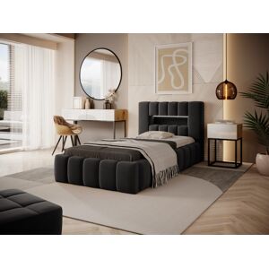 Čalouněná postel LAMICA 90 cm dřevěný rošt, box Barva: Nube 06