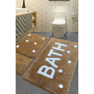 Koupelnová předložka trojdílná BATH perníček