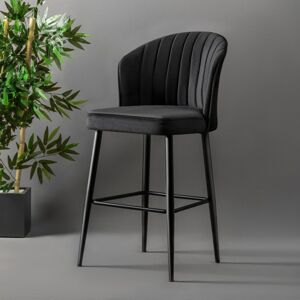 Barová židle 2 ks Rubi černá
