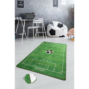 Dětský koberec(100 x 160 cm) FOOTBALL zelený