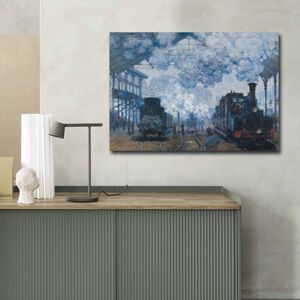Obraz na plátně Claude Monet – Nádraží Saint-Lazare: Příjezd vlaku