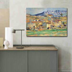 Obraz na plátně Paul Cézanne – Vesnička Payannet poblíž Gardanne