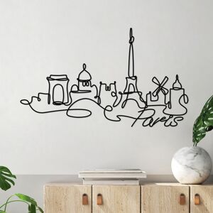 Nástěnná dekorace kovová PARIS