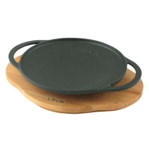 Litinová pánev "wok" 20cm s dřevěným podstavcem