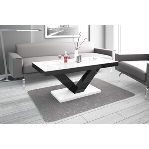 Konferenční stolek VICTORIA MINI Barva: bílá/černá/bílá
