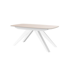 Rozkládací jídelní stůl MAKANI Barva nábytku: Cappuccino/bílá