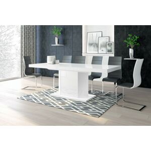 Rozkládací jídelní stůl AMIGO Barva nábytku: Bílý lesk