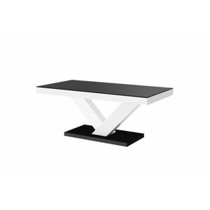 Konferenční stolek VICTORIA MINI MAT Barva: Černo/bílý