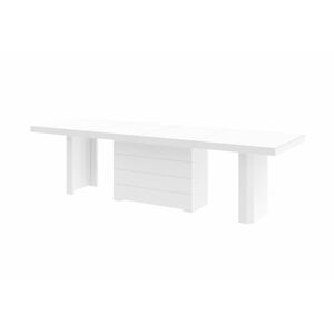 Rozkládací jídelní stůl KOLOS MAT, 160 cm Barva nábytku: Bílý