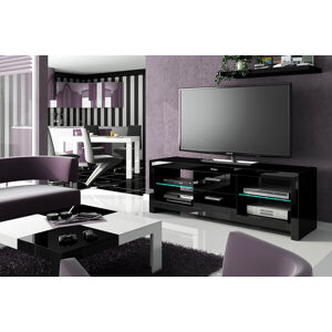 Televizní stolek ANDORA Barva nábytku: Černý lesk