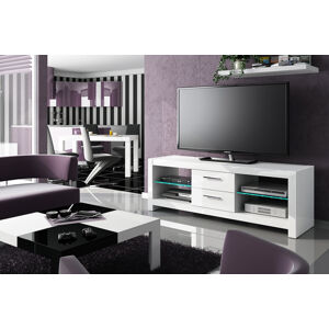 Televizní stolek ANDORA Barva nábytku: Bílý lesk