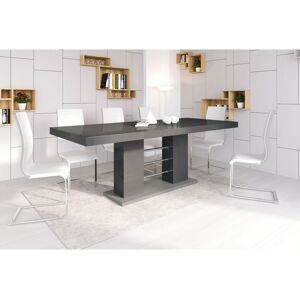 Rozkládací jídelní stůl LINOSA 2 Barva nábytku: Tmavě šedý