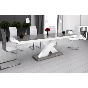 Jídelní stůl XENON Barva nábytku: Šedo/bílý lesk
