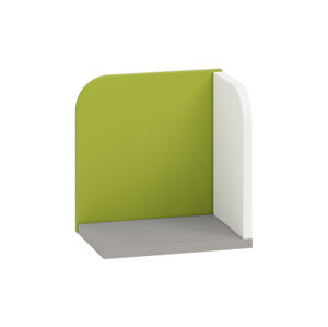 Rohová polička IQ 16 Barva nábytku: Zelená
