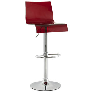 Barová židle ACRYL Barva: červená