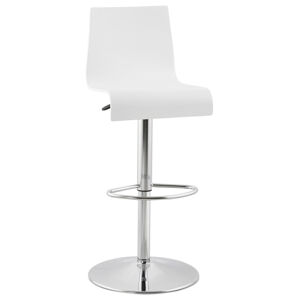 Barová židle WOOD II Barva: Bílá