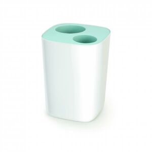 JOSEPH JOSEPH Bathroom Split™  třídící odpadkový koš do koupelny Barva: Bílá/Modrá
