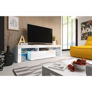 Televizní stolek TORO 158 Barva nábytku: Bílý lesk