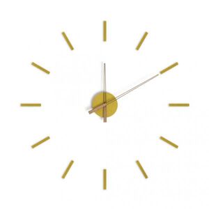 Samolepící nástěnné hodiny BALVI Stick Tack Barva: žlutá
