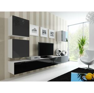 Obývací stěna VIGO 22 Barva: bílá/černá