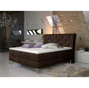 Čalouněná postel ADEL Boxsprings 180 x 200 cm Provedení: Kronos 06