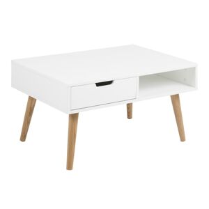 Konferenční stolek MITRA bílý 80 x 60 cm