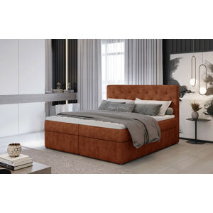 Čalouněná postel LOREE Boxsprings 160 x 200 cm Provedení: Dora 63