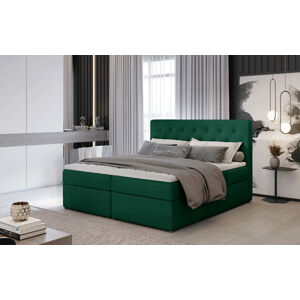 Čalouněná postel LOREE Boxsprings 160 x 200 cm Provedení: Monolith 37