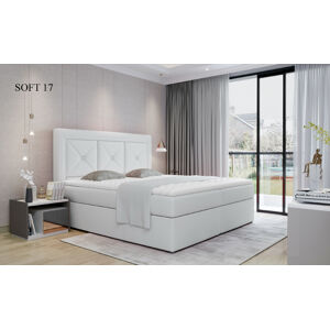 Čalouněná postel IDRIS Boxsprings 140 x 200 cm Provedení: Soft 17