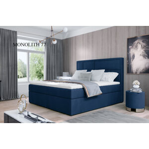 Čalouněná postel MERON Boxsprings 140 x 200 cm Provedení: Monolith 77