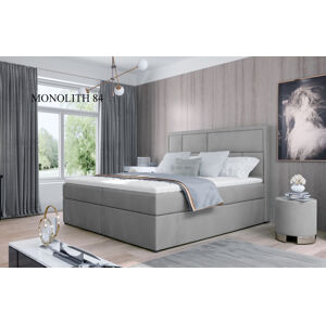 Čalouněná postel MERON Boxsprings 140 x 200 cm Provedení: Monolith 84