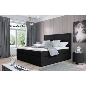 Čalouněná postel MERON Boxsprings 160 x 200 cm Provedení: Sawana 14