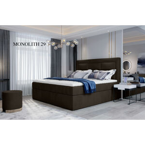 Čalouněná postel VIVRE Boxsprings 140 x 200 cm Provedení: Monolith 29