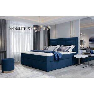 Čalouněná postel VIVRE Boxsprings 140 x 200 cm Provedení: Monolith 77