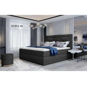 Čalouněná postel VIVRE Boxsprings 140 x 200 cm Provedení: Dora 96